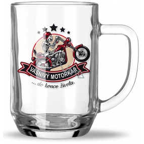 Nekupto Hobby pivné poháre Vášnivý motorkár 500 ml