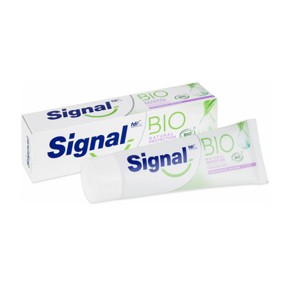 Signal Bio Natural Protection univerzálna zubná pasta ochrana ďasien, skloviny, pred zubným kazom 75 ml