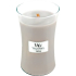 Woodwick Fireside - Oheň v krbe vonná sviečka s dreveným knôtom a viečkom sklo veľká 609 g