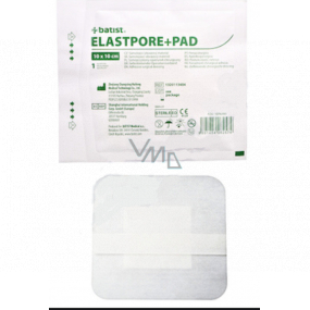 Batist Elastpore + Pad náplasť samolepiaca sterilný 10 x 10 cm 1 kus