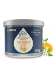 Glade Aromatherapy Pure Happiness Veľká sviečka s vôňou pomaranča + neroli v skle, doba horenia 60 h 260 g