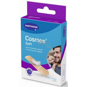 Cosmos Soft mäkká elastická náplasť 19 x 72 mm 20 kusov