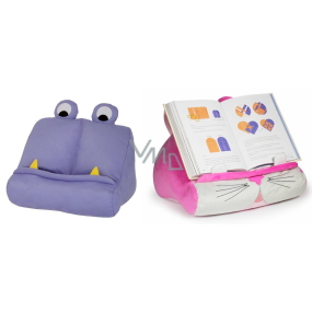 EP Line Bookmonster plyšový držiak na knihy fialový 427 x 283 x 171 mm