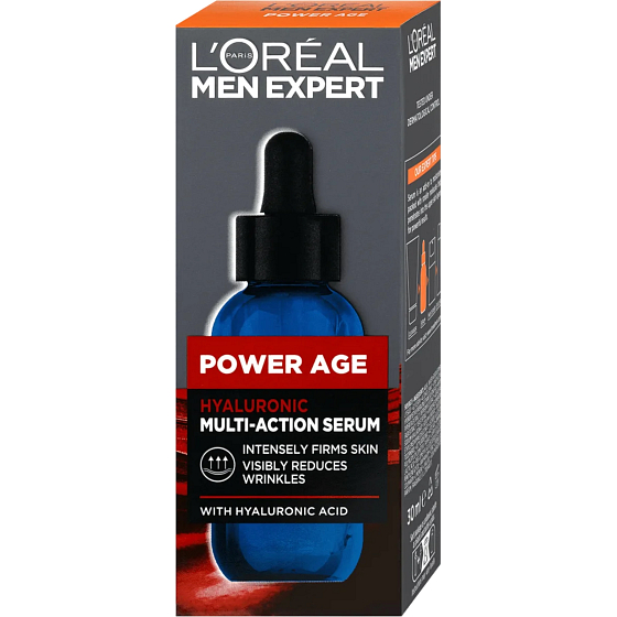 Loreal Paris Men Expert Power Age multifunkčné sérum s kyselinou hyalurónovou pre mužov 30 ml