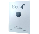 Korloff F In White M toaletná voda pre mužov 1,5 ml flakón
