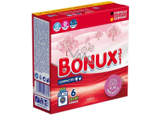Bonux Color Pure Magnolia 3v1 prací prášok na farebné oblečenie 6 dávok 390 g