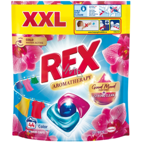 Rex Aromatherapy Orchid Caps univerzálne pracie kapsuly 44 dávok 528 g