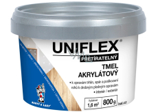 Uniflex Akrylátový tmel na sádrokarton, zdivo a dřevo 800 g