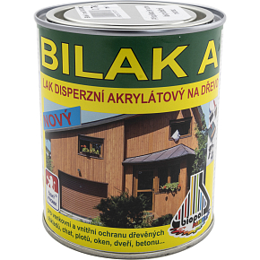 Bilak A 0002 mat disperzný lak na drevo, transparentný, 0,7 kg