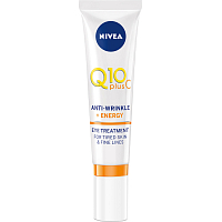 Nivea Q10 Plus C energizujúca očná starostlivosť proti vráskam, 15 ml