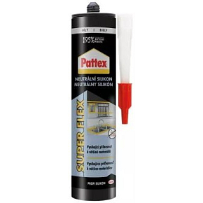 PATTEX Neutrálne silikón, biely, 280 ml