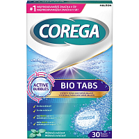 Corega Bio Tabs čistiace tablety 30 ks