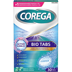 Corega Bio Tabs čistiace tablety 30 ks