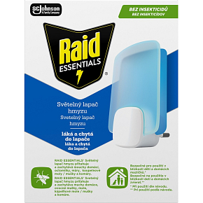 Raid Essentials náhradná náplň do svetelného lapača hmyzu, 2 ks