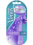 Gillette Venus ComfortGlide Breeze 2v1 holiaci strojček + náhradná holiaca hlavica 3 čepieľky 2 kusy pre ženy
