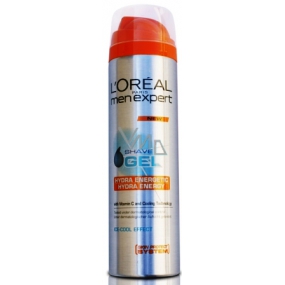 Loreal Paris Men Expert Hydra Energy gél na holenie s efektom ľadového osvieženia 200 ml