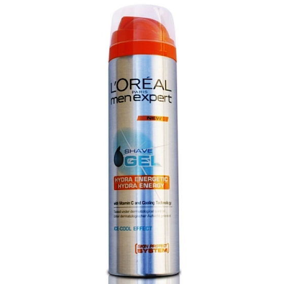 Loreal Paris Men Expert Hydra Energy gél na holenie s efektom ľadového osvieženia 200 ml