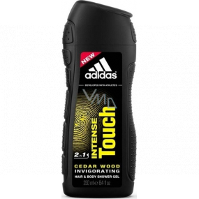 Adidas Intense Touch 2v1 sprchový gél na telo a vlasy pre mužov 250 ml