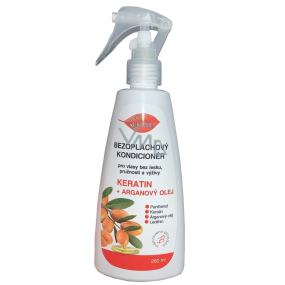 Bione Cosmetics Keratín & Arganový olej bezoplachový kondicionér 260 ml
