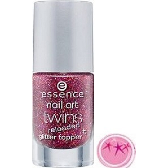 Essence Nail Art Twins Reloaded lak na nechty s glitrami 03 Mr Big 5 ml