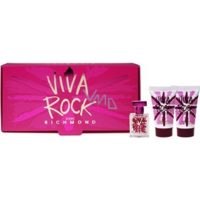 John Richmond Viva Rock toaletná voda 4,5 ml + telové mlieko 25 ml + sprchový gél 25 ml, darčeková sada
