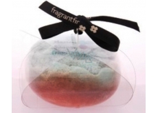 Fragrant Finds Massage Centigrade Glycerínové mydlo masážne s hubkou naplnenou vôňou parfumu Christian Dior Fahrenheit v modrooranžovej farbe 200 g