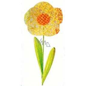 Kvetina veľká žltá prepletaná 49 cm