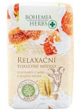 Bohemia Gifts Med a Kozie mlieko relaxačné jemné toaletné mydlo 100 g