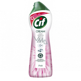 Cif Cream Pink Flower abrazívny čistiaci tekutý piesok 250 ml