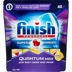 Finish Quantum Max Lemon tablety do umývačky 40 kusov