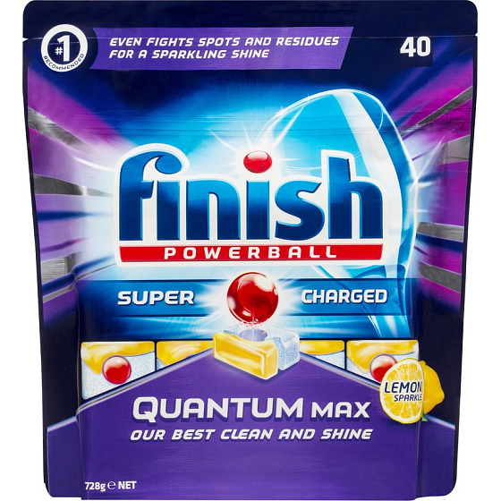 Finish Quantum Max Lemon tablety do umývačky 40 kusov