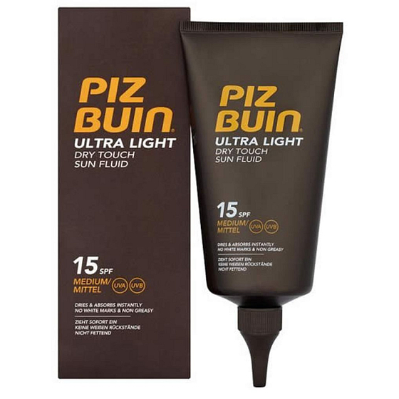 Piz Buin Ultra Light SPF15 ultra ľahký hydratačný fluid na opaľovanie 150 ml