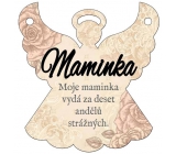 Albi Závesná plaketka anjel Mamička 9 x 10 cm