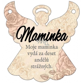 Albi Závesná plaketka anjel Mamička 9 x 10 cm