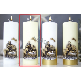 Lima Svätá rodina sviečka slonová kosť valec 70 x 200 mm 1 kus