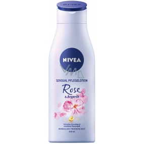 Nivea Ruža & arganový olej telové mlieko s olejom 200 ml