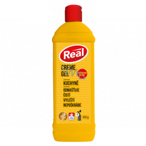 Real Creme Gel Kuchyňa krémový gél na indukčné, sklokeramické platne a ďalšie citlivé povrchy 450 g