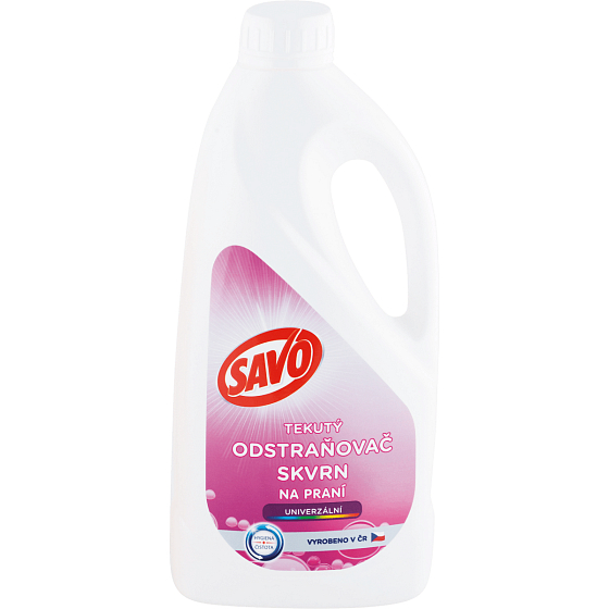 Savo Tekutý odstraňovač škvŕn na bielizeň univerzálny 900 ml