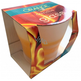Admit Satin Glass Orange - Sviečka s vôňou pomaranča v skle 75 g
