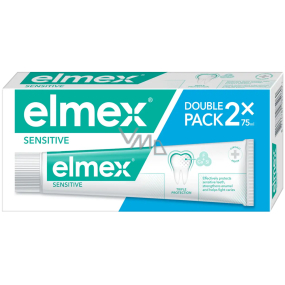 Elmex Sensitive zubná pasta s aminfluoridom 2 x 75 ml