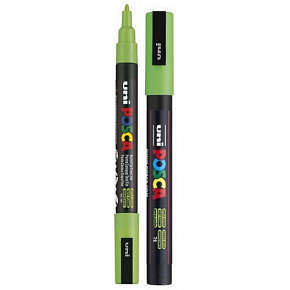 Posca Univerzálny akrylový popisovač 0,9 - 1,3 mm zelený Apple PC-3M
