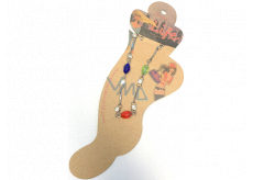 Albi Foot Jewellery Farebné korálky s kamienkami 1 kus