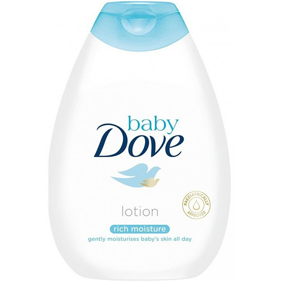 Dove Baby Rich Moisture upokojujúce telové mlieko pre deti 400 ml
