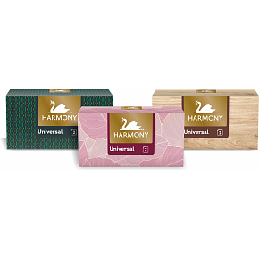 Harmony Universal 2vrstvé papierové vreckovky, box 150 ks
