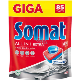 Somat All in 1 Extra tablety do umývačky riadu 85 kusov