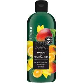 Lirene Oil Therapist Mango & Orange sprchový gél s mangovým olejom 400 ml