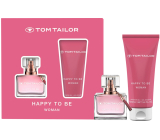 Tom Tailor Happy To Be parfumovaná voda 30 ml + sprchový gél 100 ml, darčeková súprava pre ženy