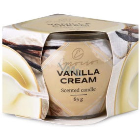 Emocio Dekor Vanilla Cream vonná sviečka sklo 70 x 62 mm 85 g