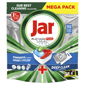 Jar Platinum Plus Deep Clean kapsule do umývačky riadu 102 kusov