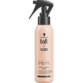 Schwarzkopf Taft Gliss Lovely Long sprej na vlasy pre tepelnú ochranu 150 ml